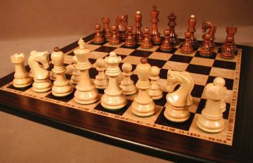 antique chess board