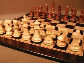 antique chess board