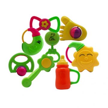 enfant colorful rattles and baby toys