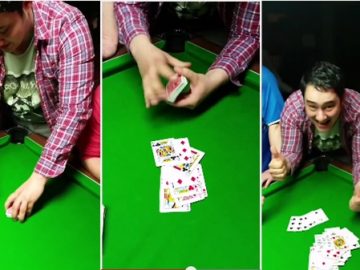 card trick thumb
