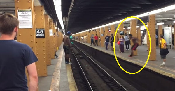 Man Learns the Hard Way Why It is Never OK to Jump over the Subway Tracks
